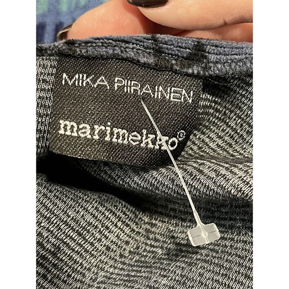 Marimekko Mika Pirainen Finland Velvet Buttons Cardigan Top Sz XL - Picture 9 of 10